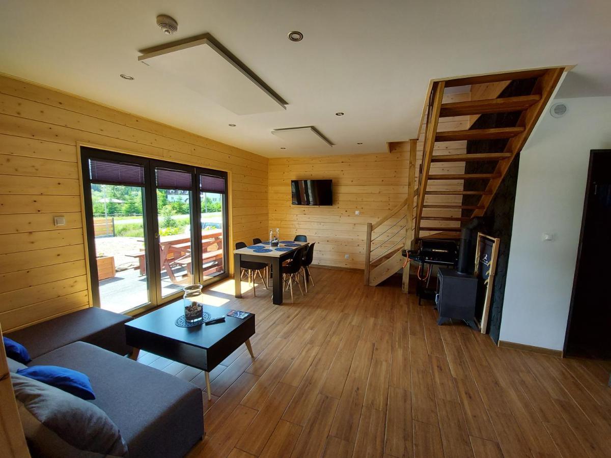 Osada Orlica Klimatyczne Domki Z Widokiem Na Gory I Termalnym Spa Sauna Jacuzzi 4 Km Od Zieleniec Ski Arena Lasowka Dış mekan fotoğraf