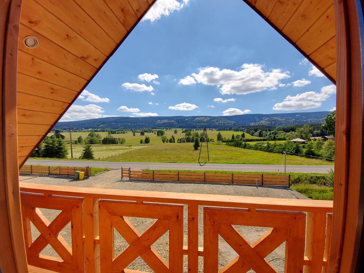 Osada Orlica Klimatyczne Domki Z Widokiem Na Gory I Termalnym Spa Sauna Jacuzzi 4 Km Od Zieleniec Ski Arena Lasowka Dış mekan fotoğraf